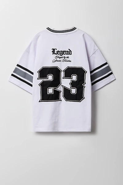 Boys Legend Twill Embroidered Jersey