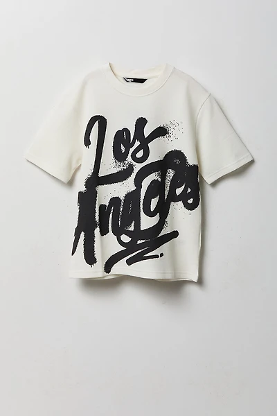 T-shirt texturé imprimé pour garçon