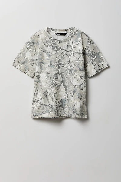 Kids Camo Print T-Shirt