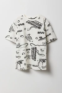 Boys Graffiti Print T-Shirt