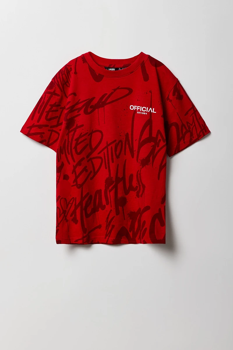 Boys Official Print T-Shirt