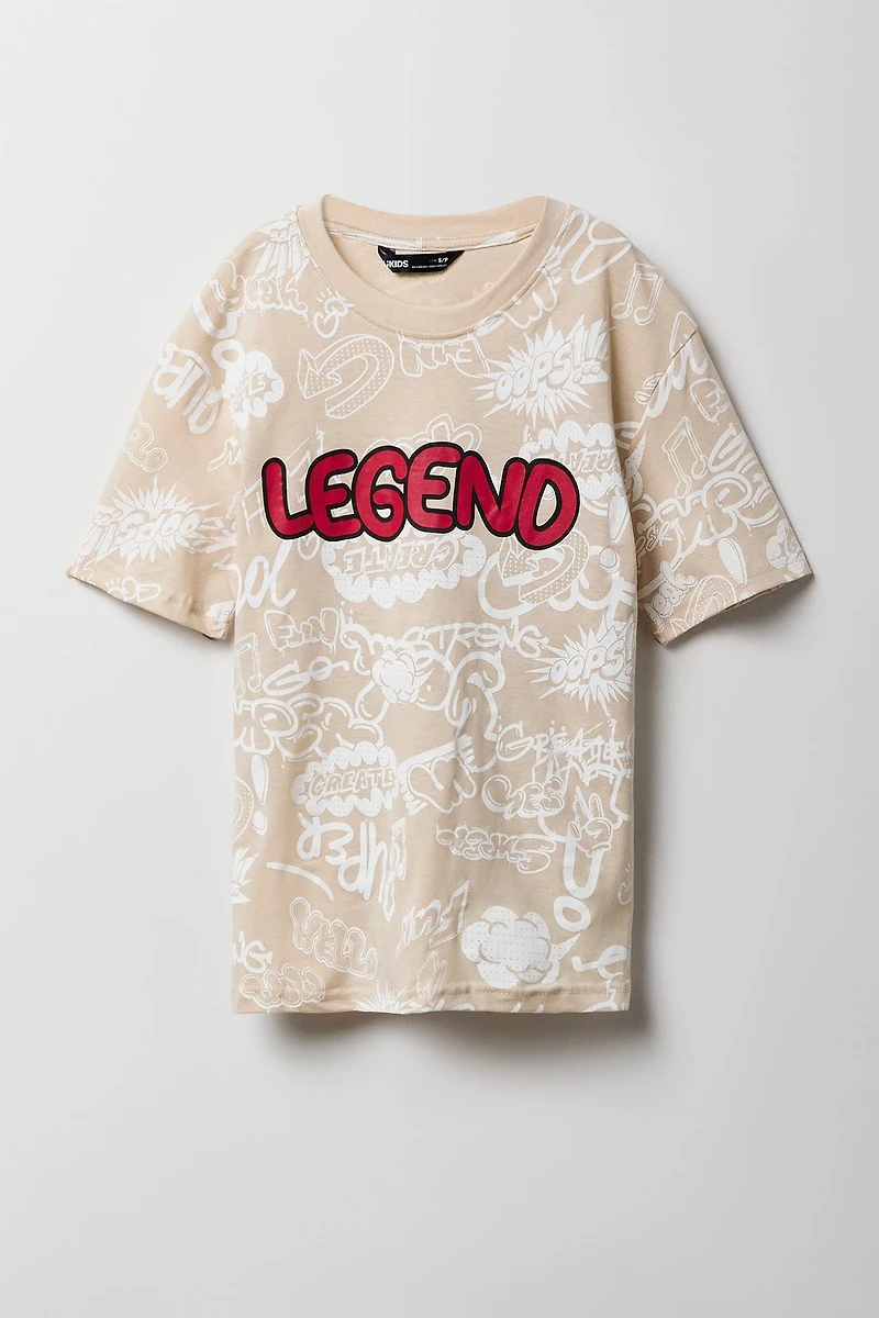Boys Printed Graphic T-Shirt
