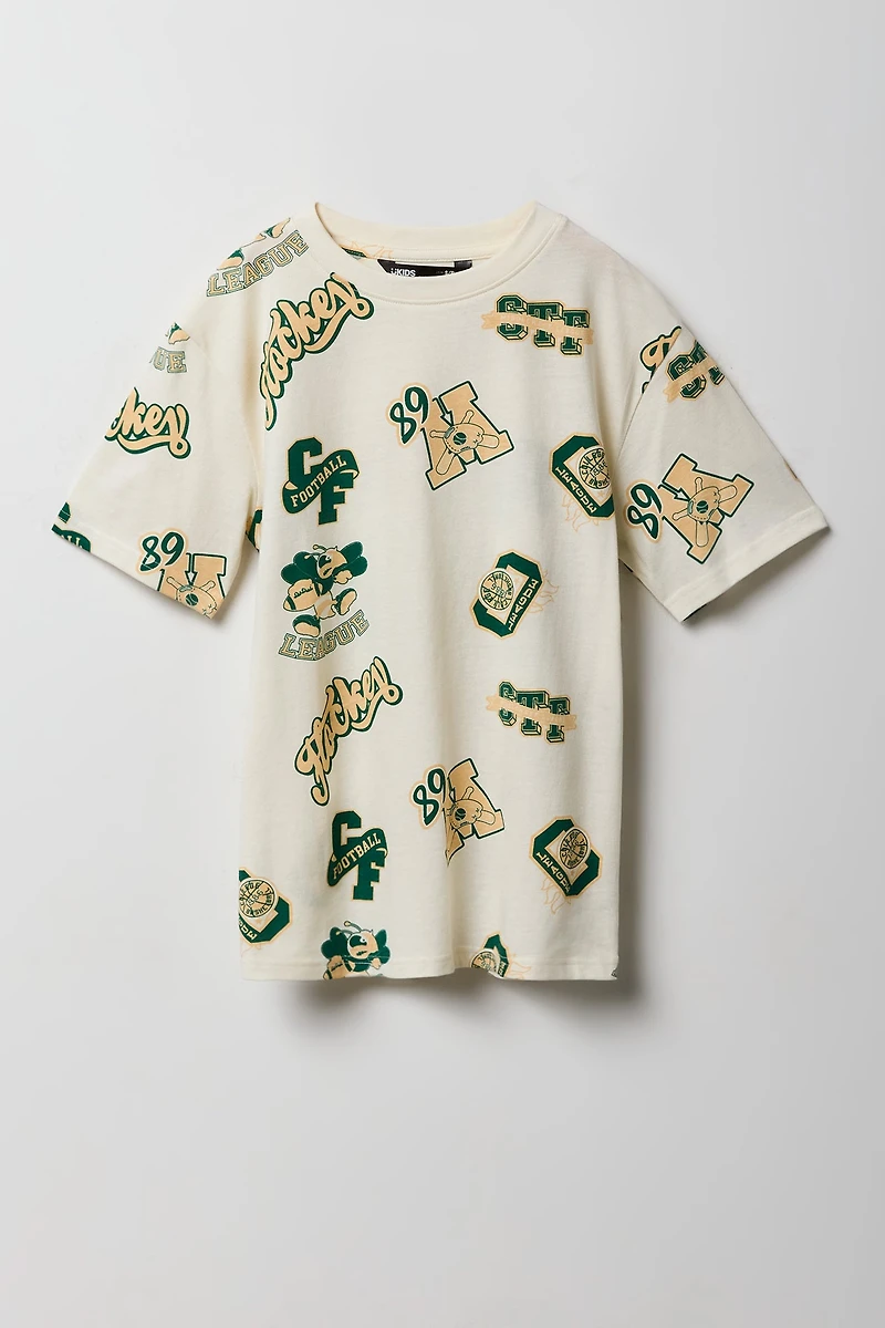 T-shirt à imprimé sports pour garçons