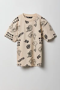 T-shirt à imprimé sports pour garçons
