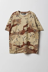 Boys Camo Print T-Shirt