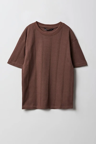 Boys Textured T-Shirt