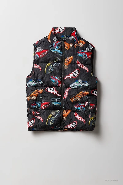 Veste bouffante à imprimé Hot Wheels pour enfant