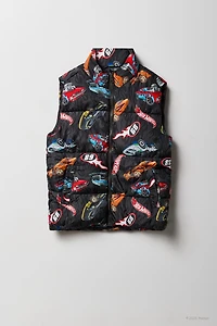 Veste bouffante à imprimé Hot Wheels pour enfant