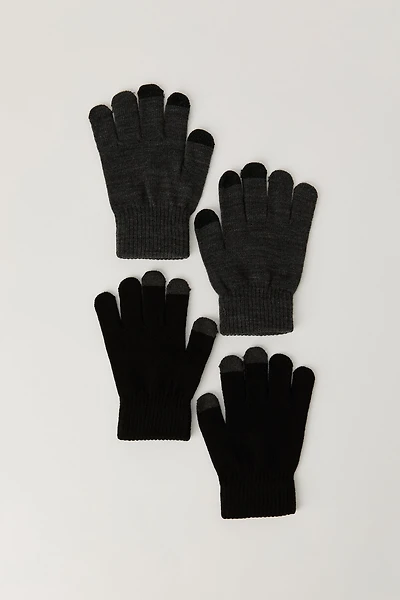 Gants à écran tactile pour enfant (2 paires)