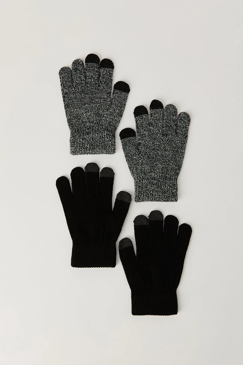 Gants à écran tactile pour enfant (2 paires)