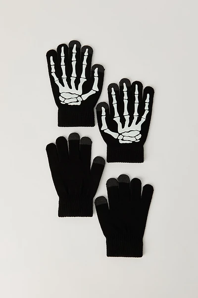 Kids Halloween Touch Screen Gloves (2 Pack)