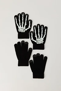 Kids Halloween Touch Screen Gloves (2 Pack)