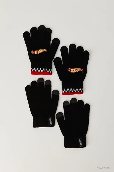 Gants à écran tactile avec imprimé Hot Wheels pour enfant (2 paires)