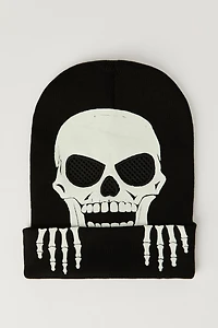 Bonnet à imprimé Squelette luminescent pour enfant