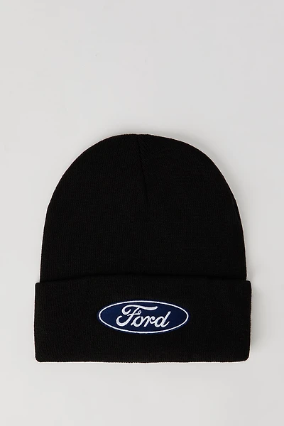 Boys Ford Embroidered Beanie