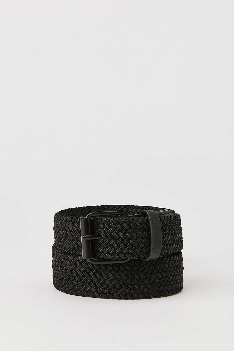Boys Braided Elastic Belt