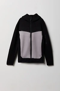 Boys Active Scuba Colourblock Zip-Up Hoodie