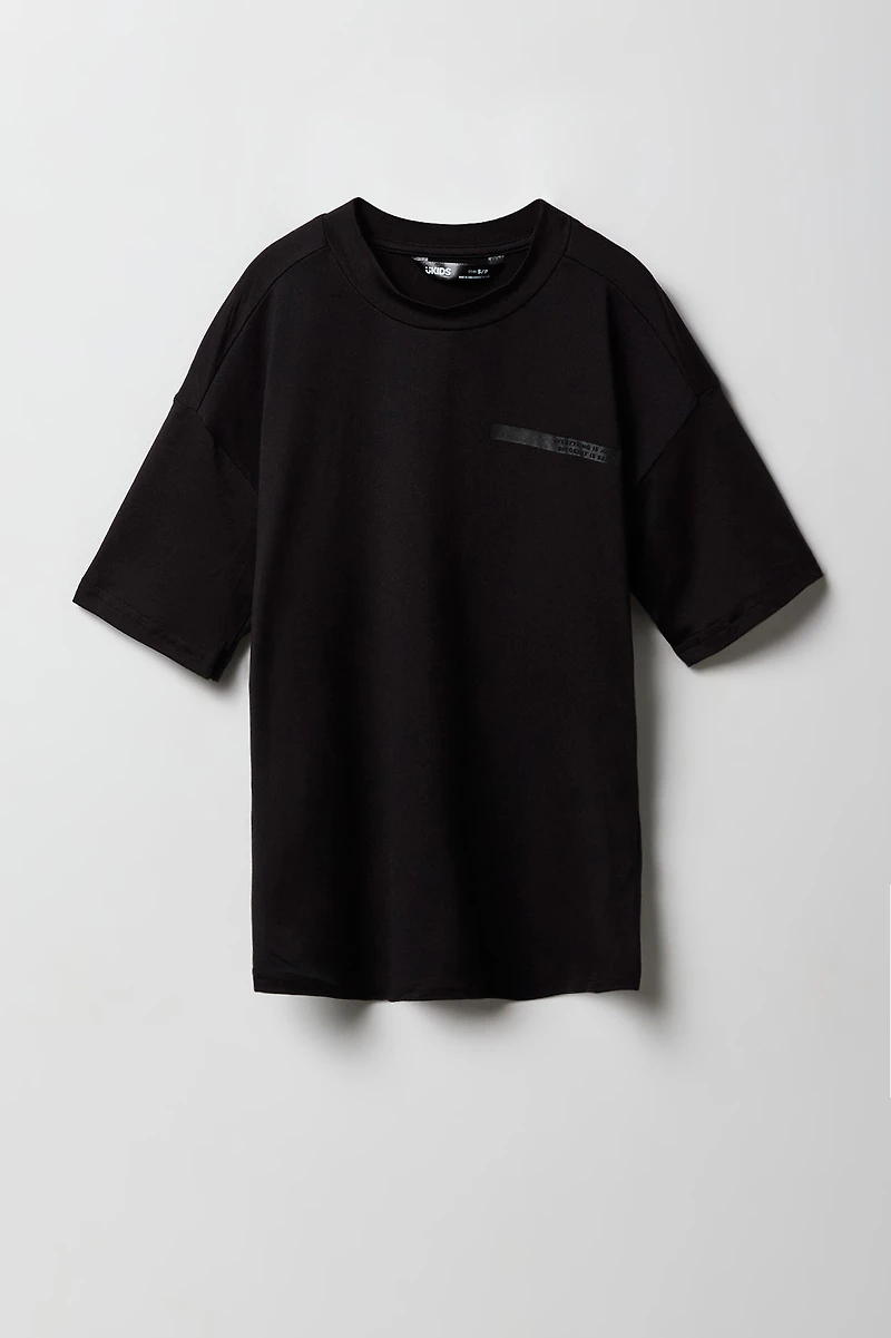 Boys Active Hard Before Easy Graphic T-Shirt