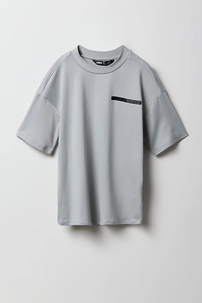 T-shirt à imprimé Hard Before Easy Active pour garçons