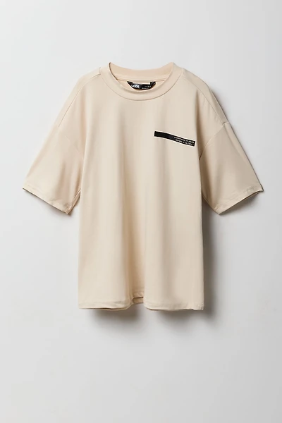 T-shirt à imprimé Hard Before Easy Active pour garçons