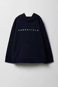 Boys Active Essentiels Graphic Fleece Hoodie