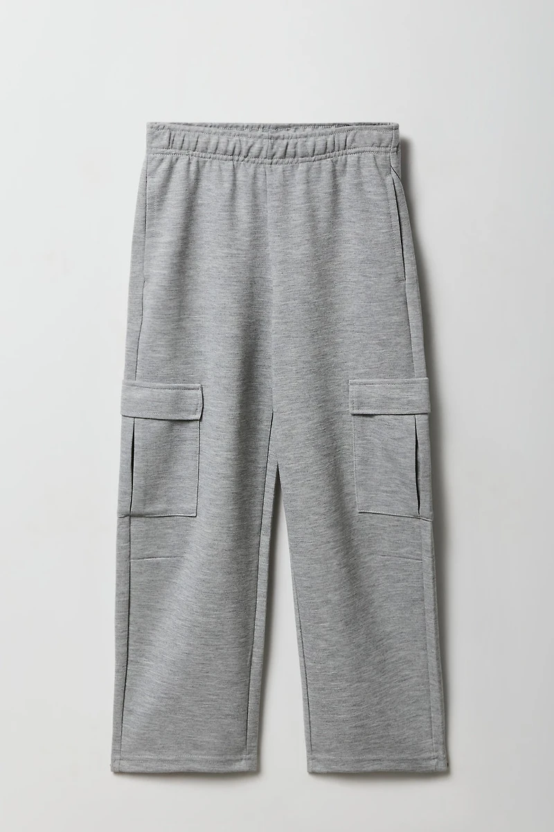Pantalon cargo en molleton à jambe large Active pour garçons
