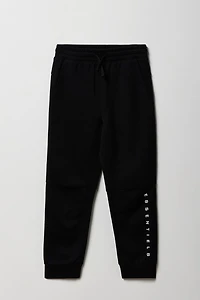 Boys Active Essentials Graphic Fleece Jogger
