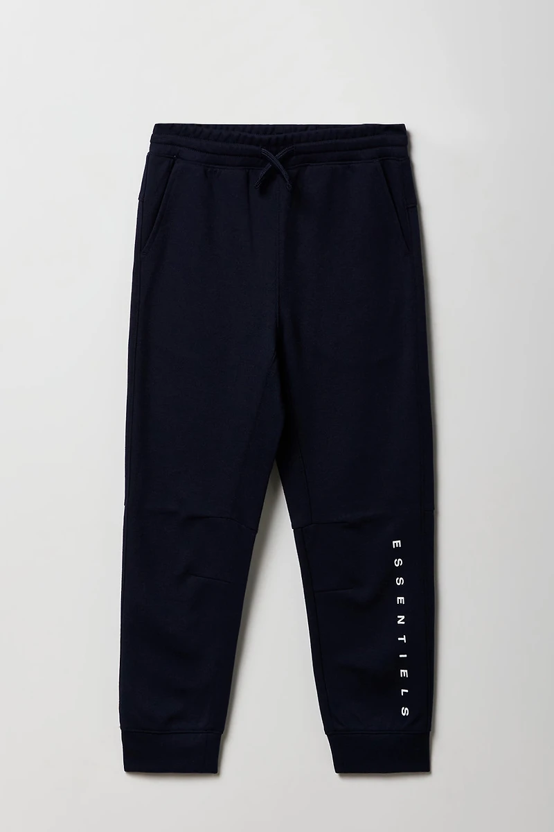 Boys Active Essentials Graphic Fleece Jogger