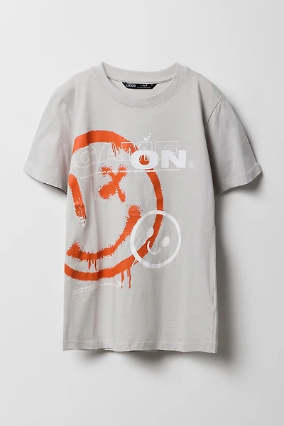 Boys Game On Graphic T-Shirt