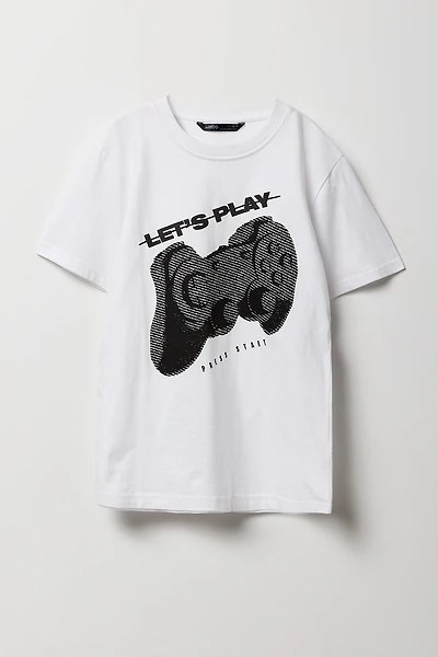 Boys Let's Play Graphic T-Shirt