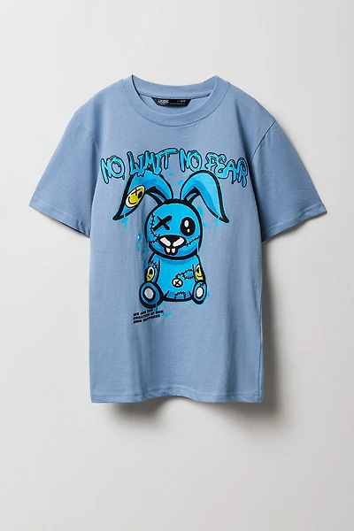 T-shirt à imprimé No Limit Bunny pour garçon