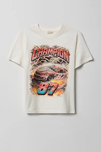 Kids Racecar Graphic T-Shirt