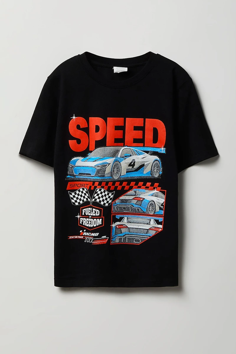Boys Racing Graphic T-Shirt