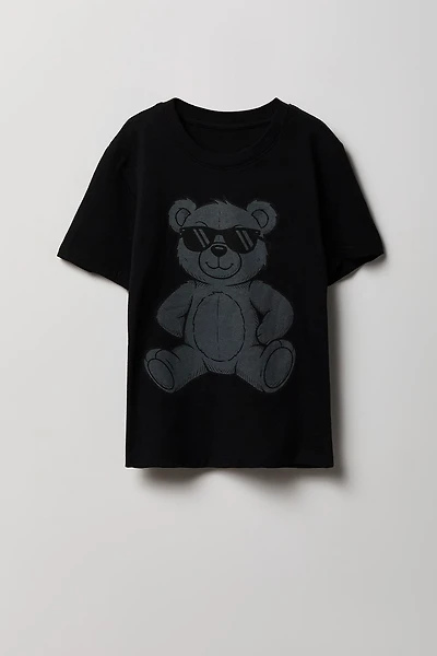 T-shirt à imprimé d'ours pour enfants