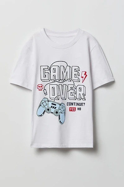 Boys Game Over Graphic T-Shirt