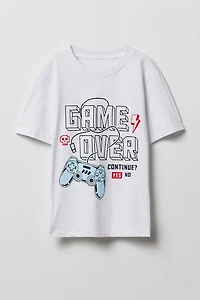 Boys Game Over Graphic T-Shirt