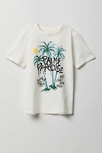 T-shirt à imprimé palmier pour enfants