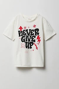 Kids Never Give Up Graphic T-Shirt