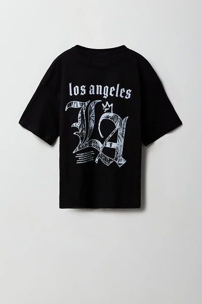 T-shirt à imprimé LA pour enfants