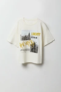 T-shirt à imprimé NY Liberty pour enfants