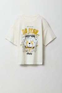 T-shirt à imprimé No Fear Bear pour enfants