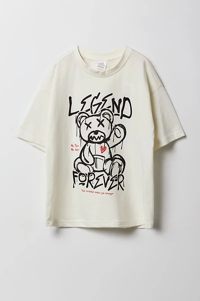 T-shirt à imprimé Legend Forever pour garçon