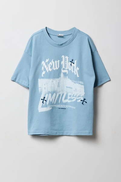 T-shirt à imprimé NYC Limitless pour garçon