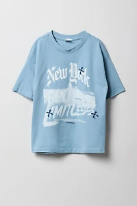 T-shirt à imprimé NYC Limitless pour garçon