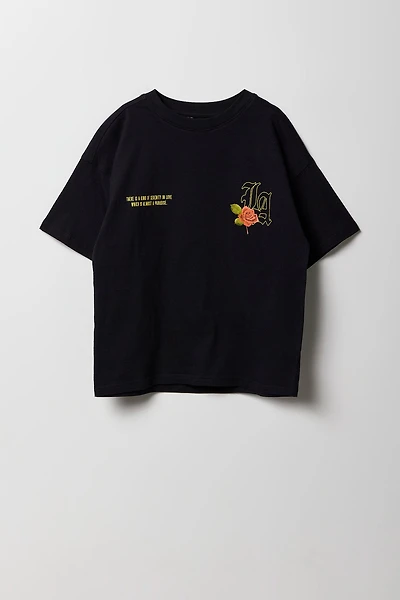 T-shirt à imprimé Los Angeles Rose pour garçon