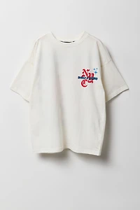 T-shirt a imprimé NYC Born Champ pour garçon