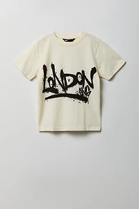 T-shirt à imprimé graffitis pour enfant