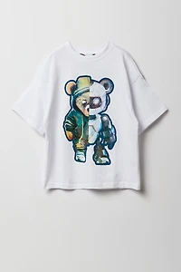 T-shirt à imprimé Robot Teddy pour garçon