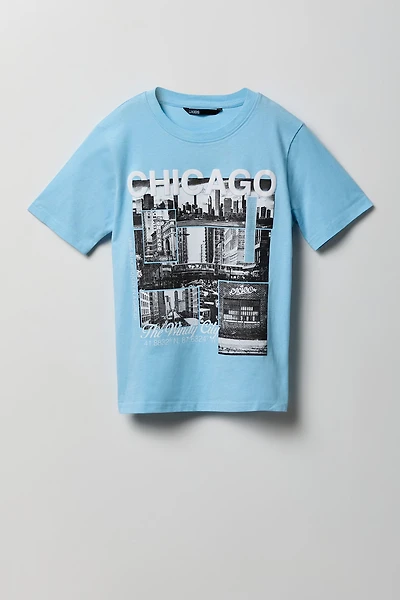 T-shirt à imprimé City pour garçon