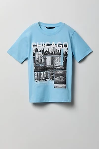 T-shirt à imprimé City pour garçon